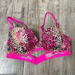 VS PINK Cheetah Print Bra